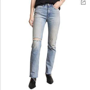 Simon Miller Pardee straight leg jeans.